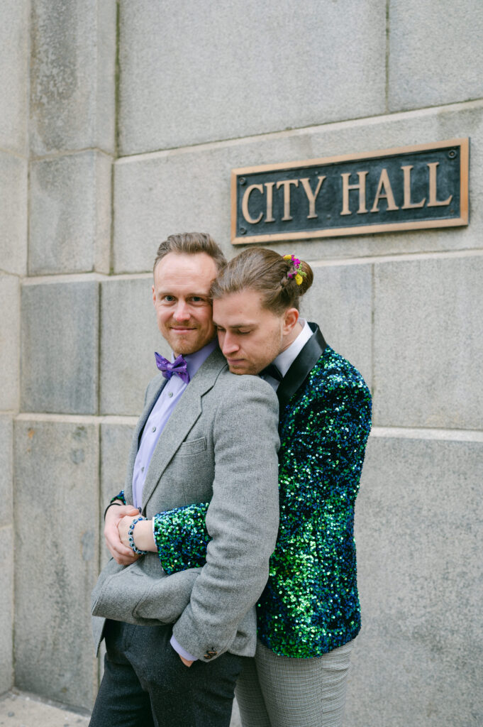 City Hall Chicago elopement