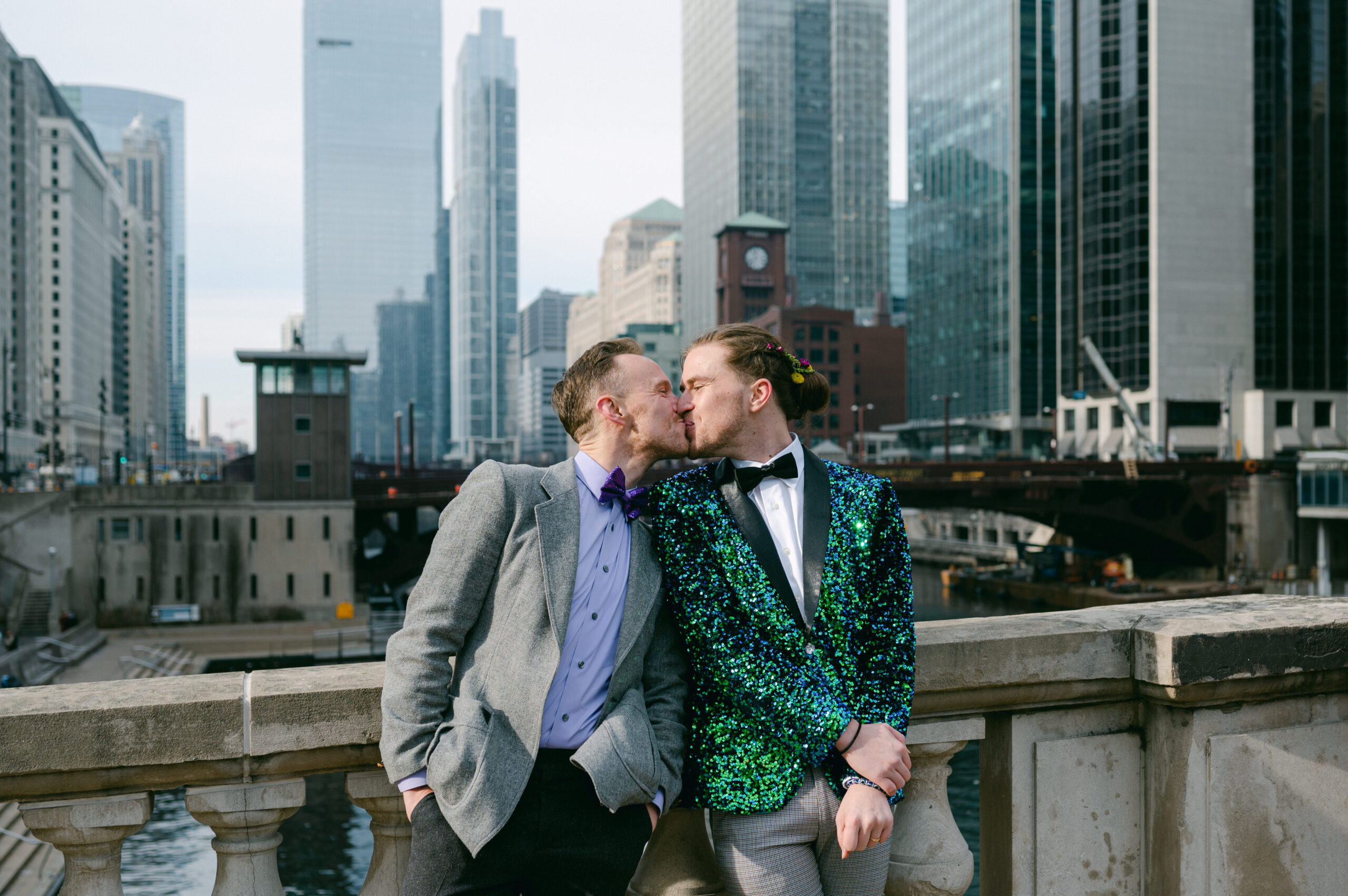 Chicago elopement at City Hall