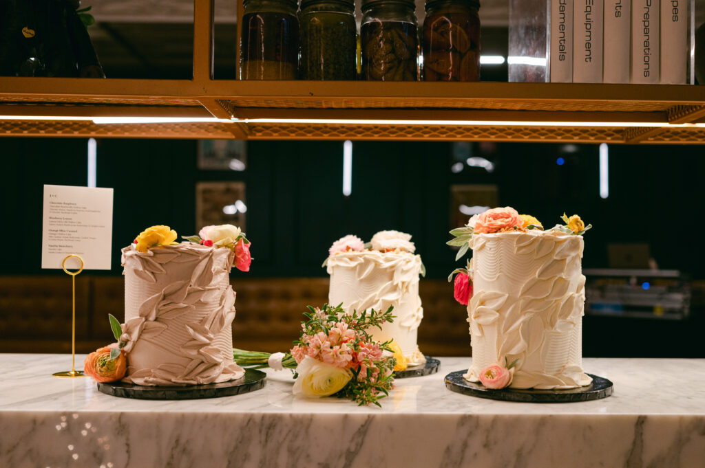 Wedding cakes at Tied House Chicago