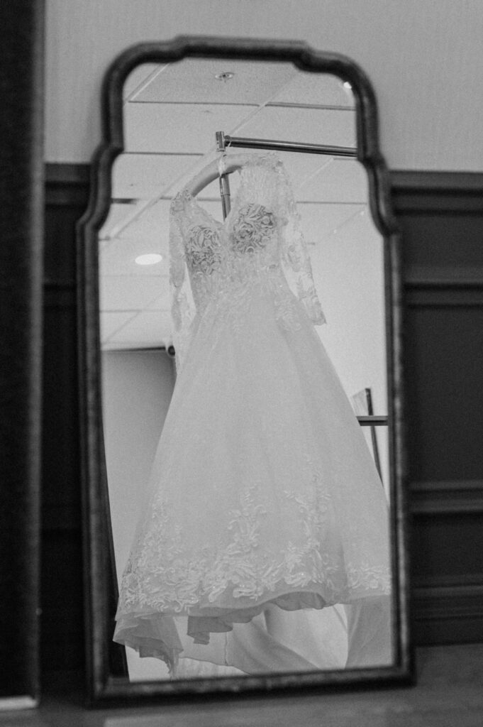 Wedding dress at the Drake Oak Brook