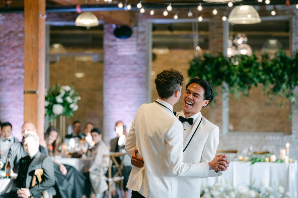 Grooms at their Artifact Events wedding