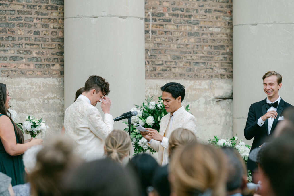 Artifact Events wedding ceremony