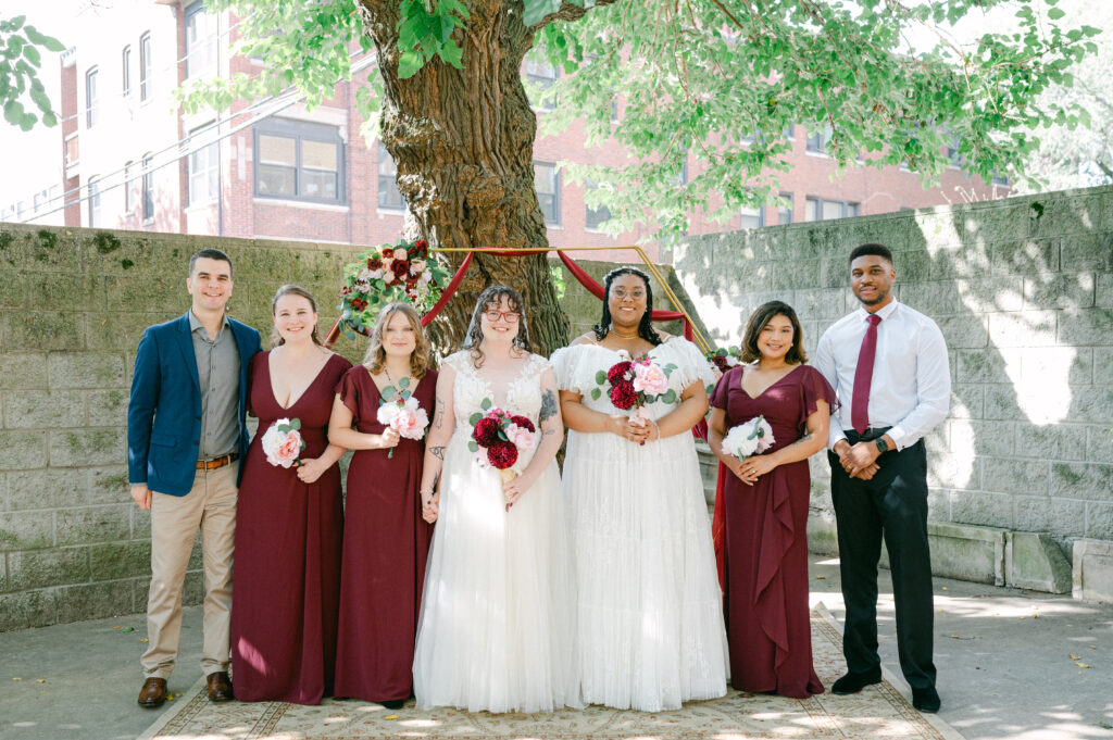 Wedding portraits at Colvin House, Chicago