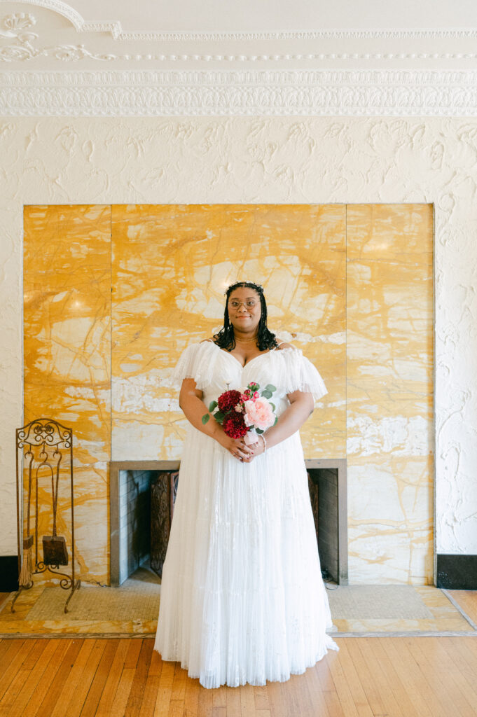Wedding portraits at Colvin House, Chicago