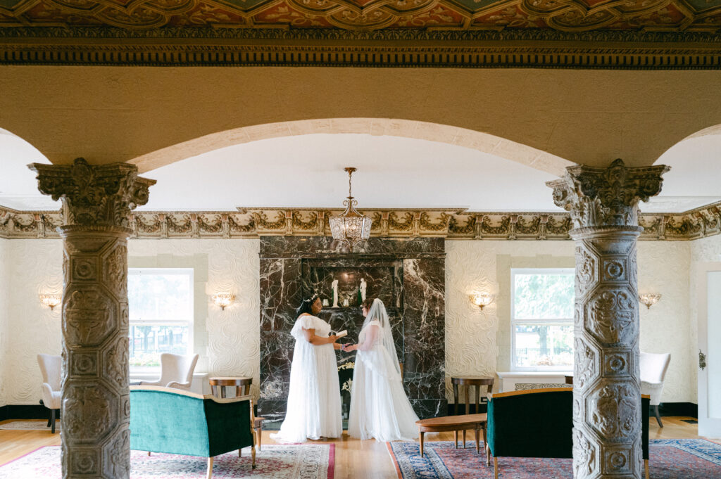 Wedding portraits at Colvin House, Chicago