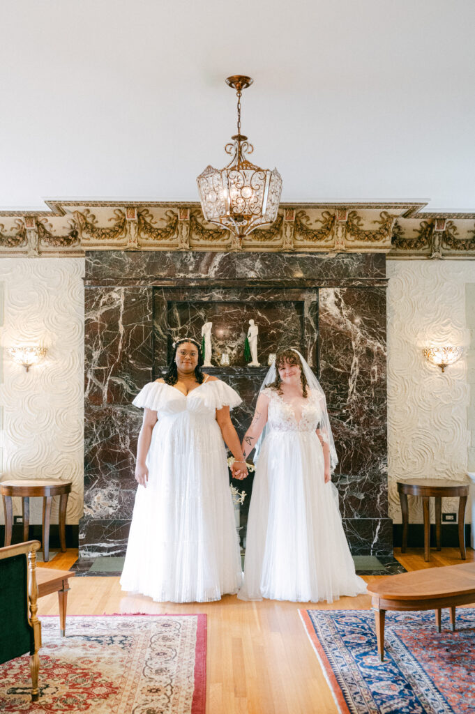 Wedding portraits at Colvin House, Chicago