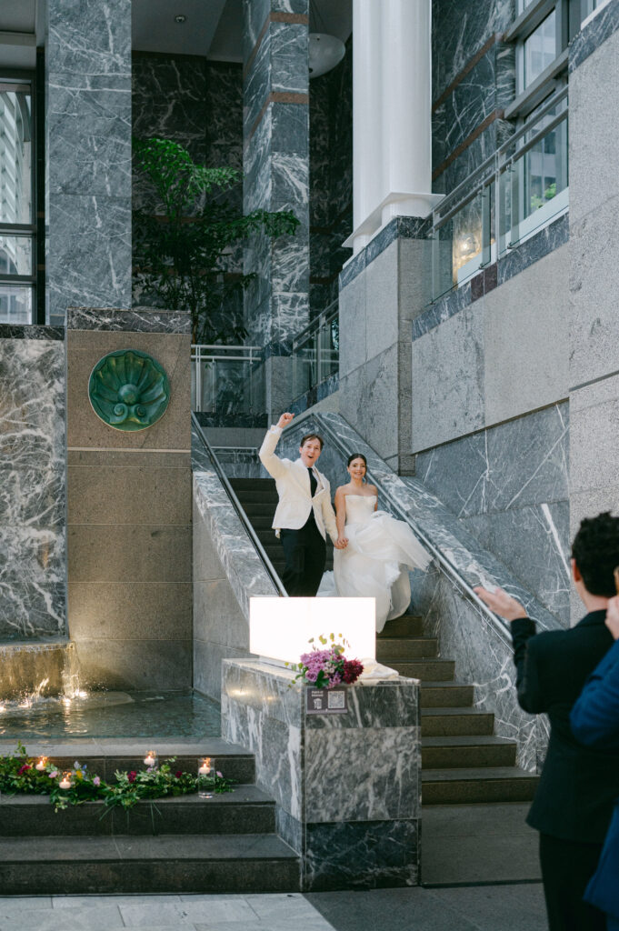 Entrance to Pazzo's wedding
