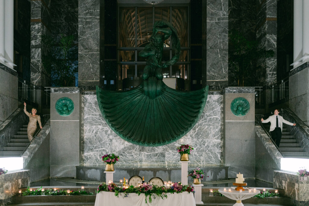 Mother son dance at Pazzo's wedding