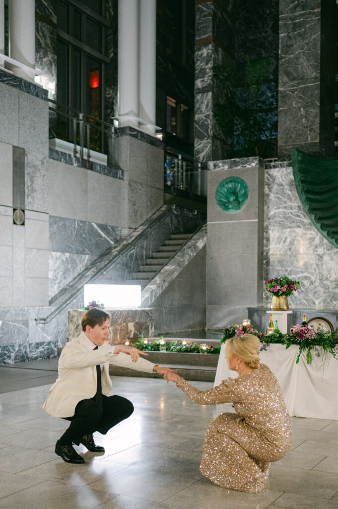 Mother son dance at Pazzo's wedding