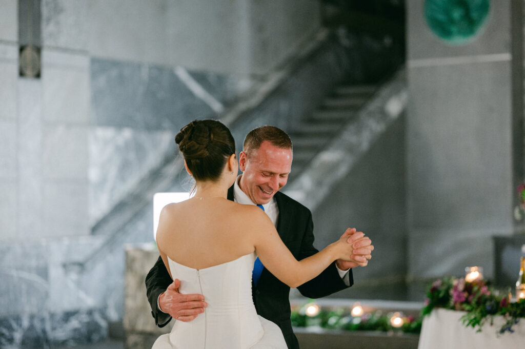 Father daughter dance at Pazzo's wedding