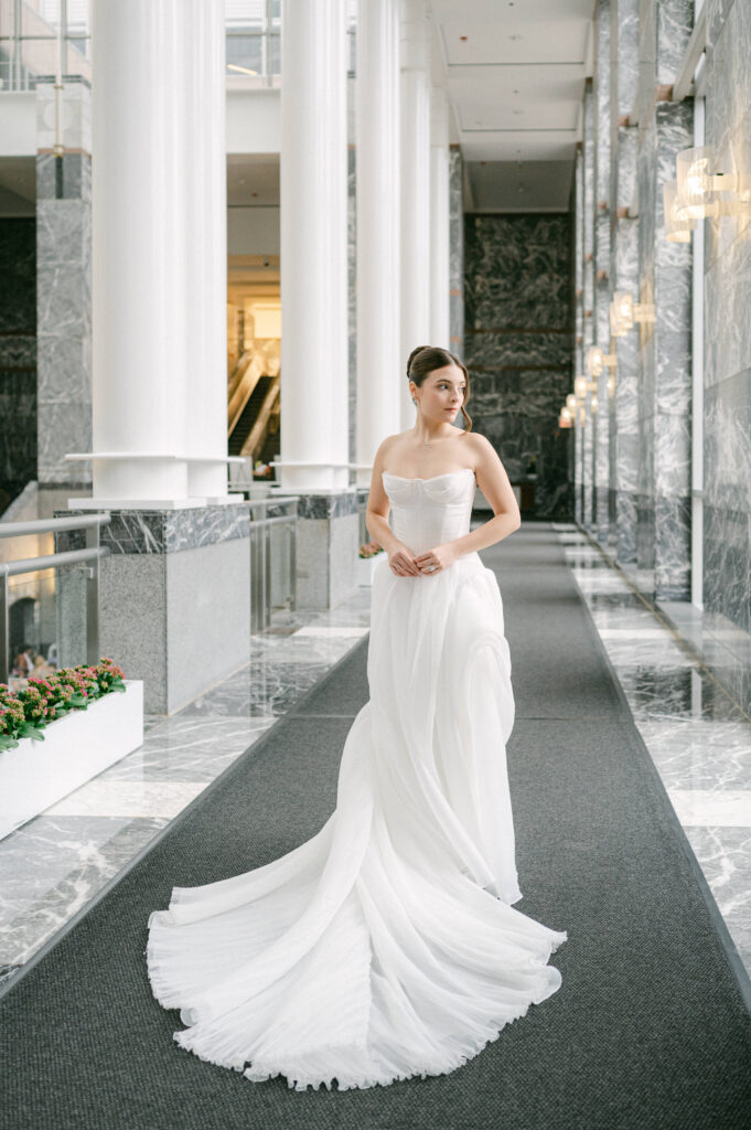 Bride at Pazzo's in downtown Chicago