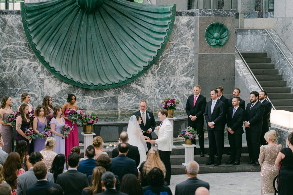 Pazzo's wedding ceremony