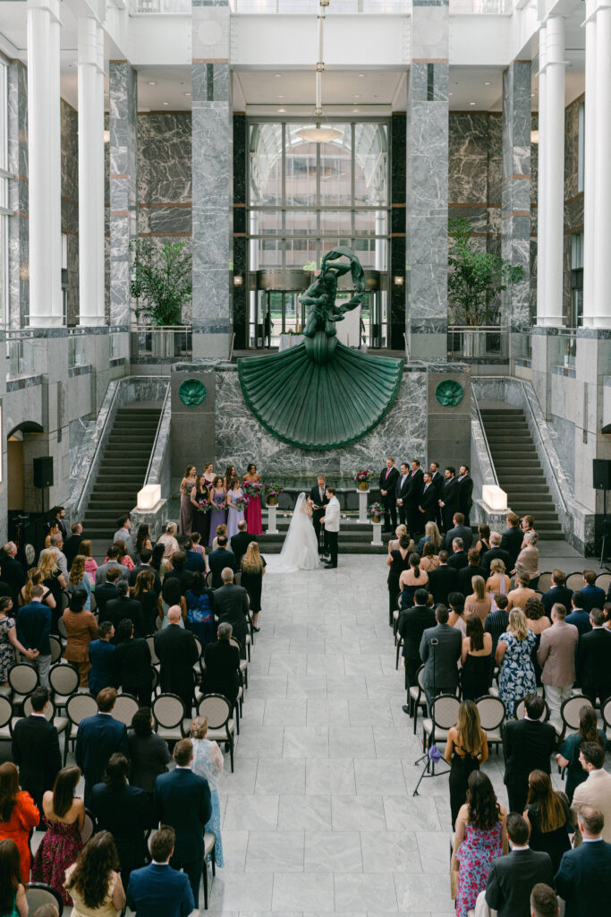 Pazzo's wedding ceremony