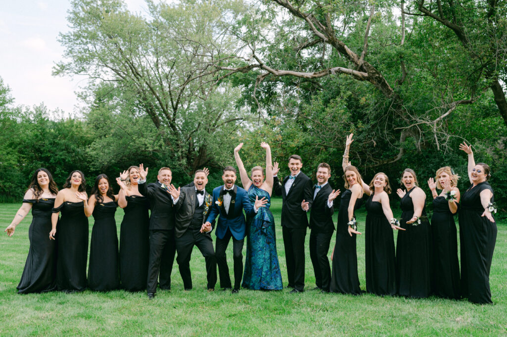 Wedding party photos at Revelry 675