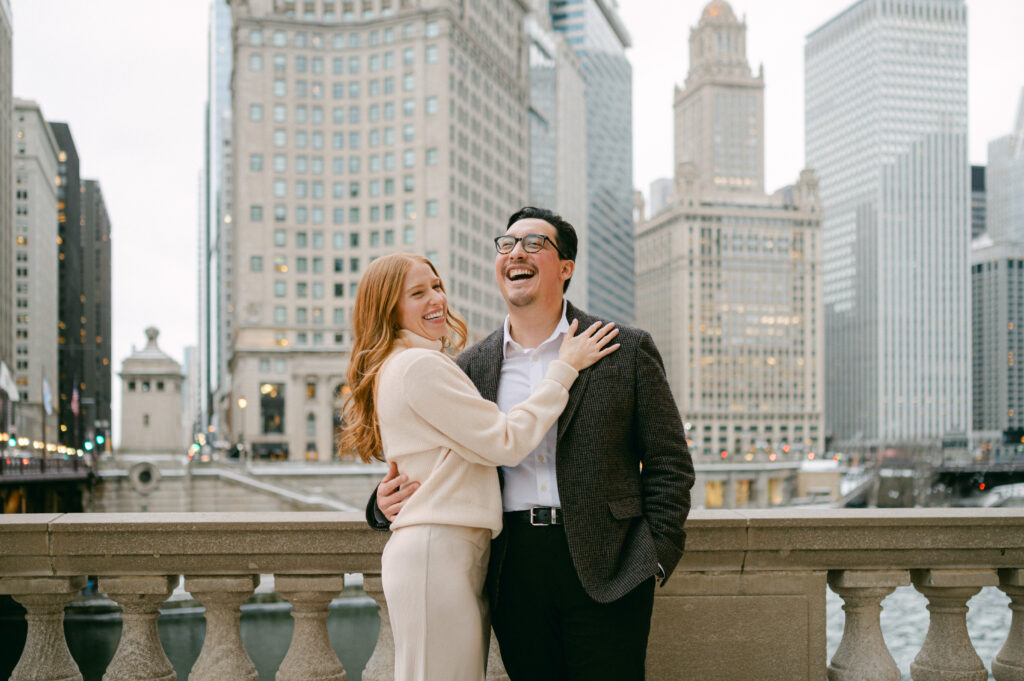 Chicago Winter Engagement Photos