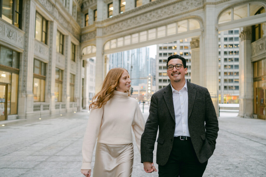 Chicago Winter Engagement Photos