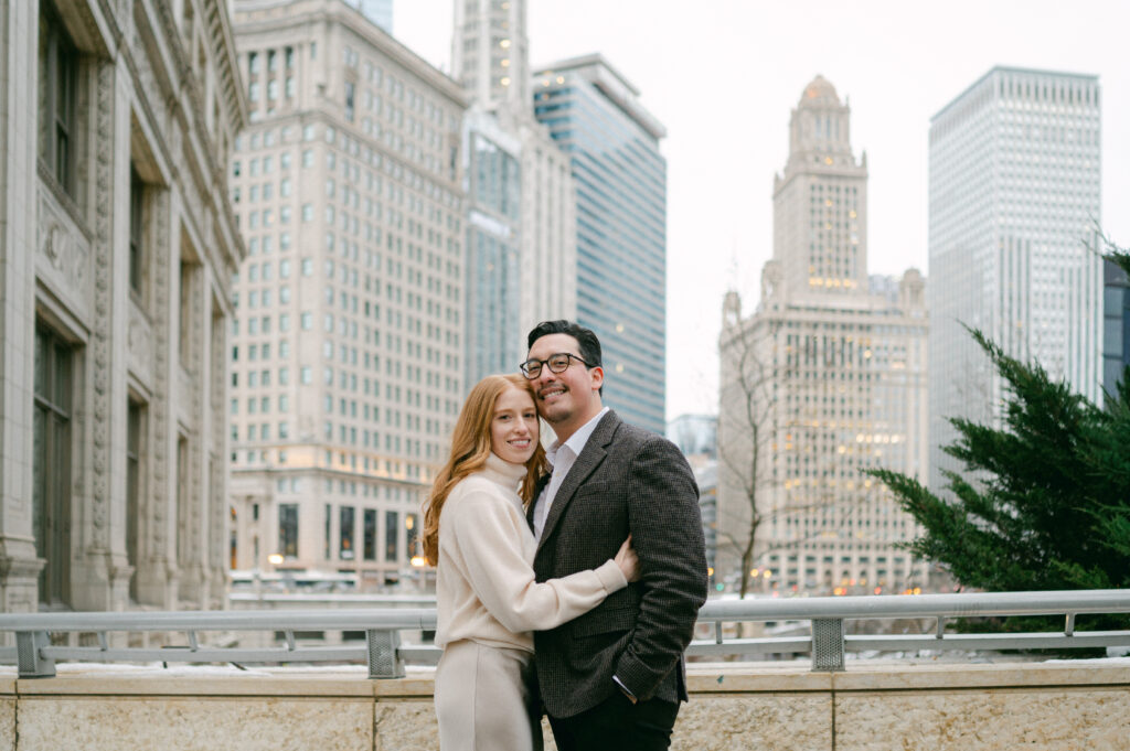 Chicago Winter Engagement Photos