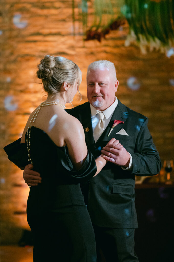 Father daughter dance at The Arbory wedding
