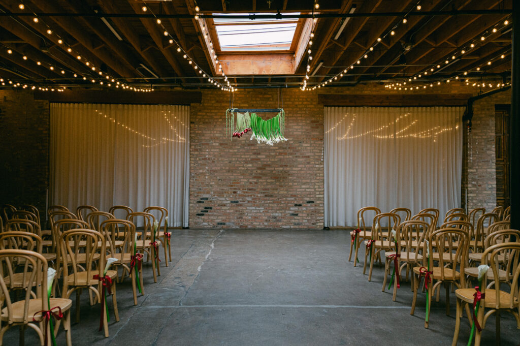 Ceremony details for The Arbory wedding in Chicago