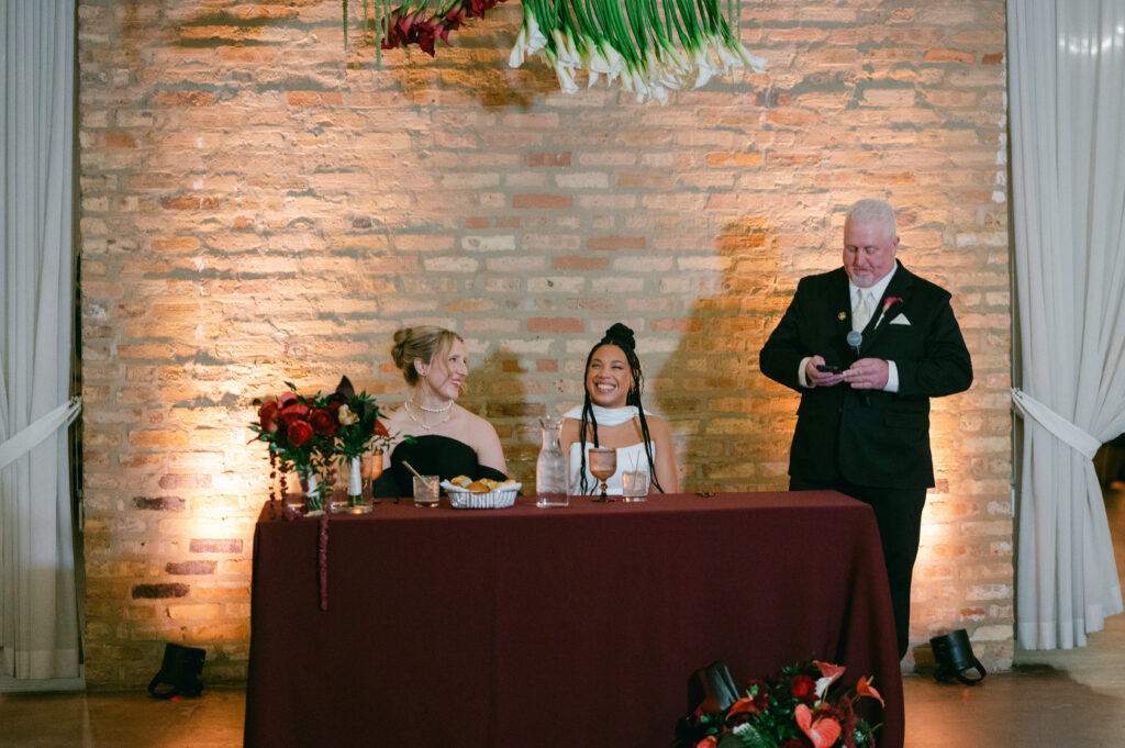 Toasts at The Arbory wedding in Chicago