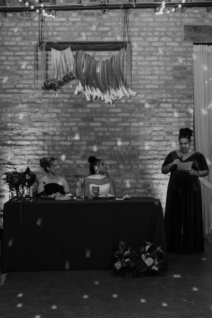 Toasts at The Arbory wedding in Chicago