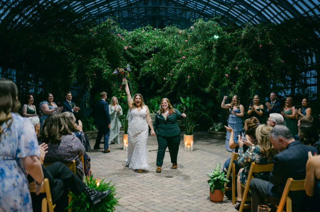 Garfield Park Conservatory wedding ceremony