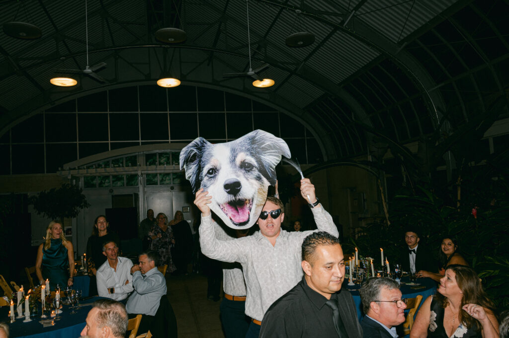 Dance floor at Garfield Park Conservatory wedding