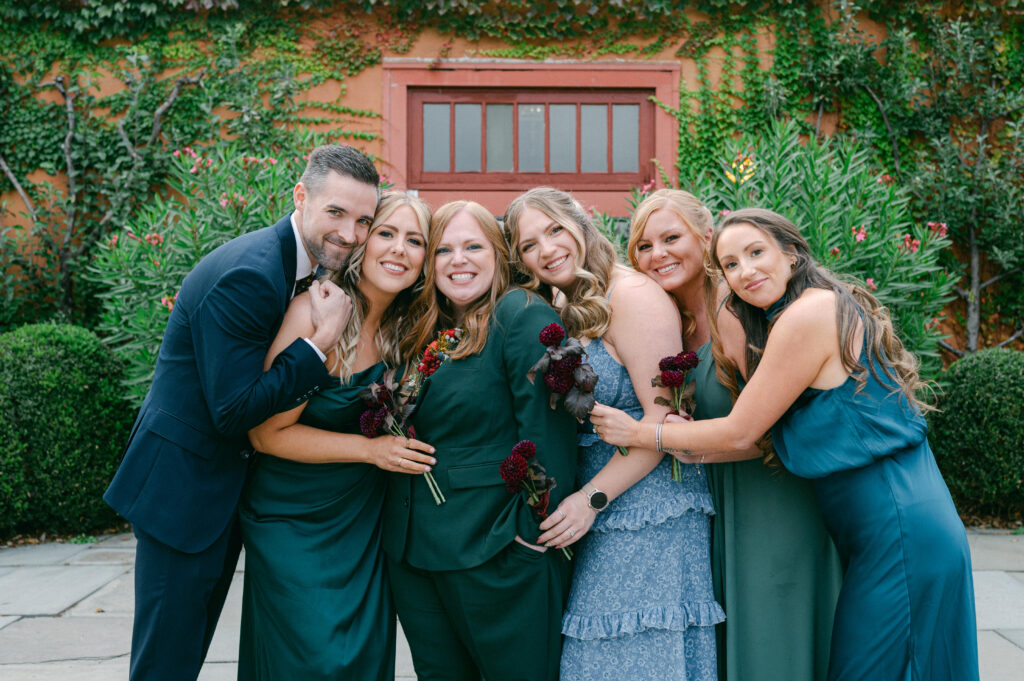 Garfield Park Conservatory wedding party photos