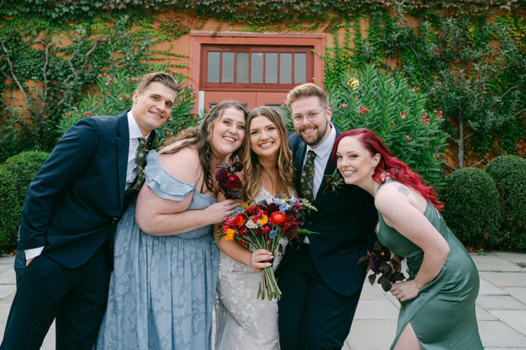 Garfield Park Conservatory wedding party photos