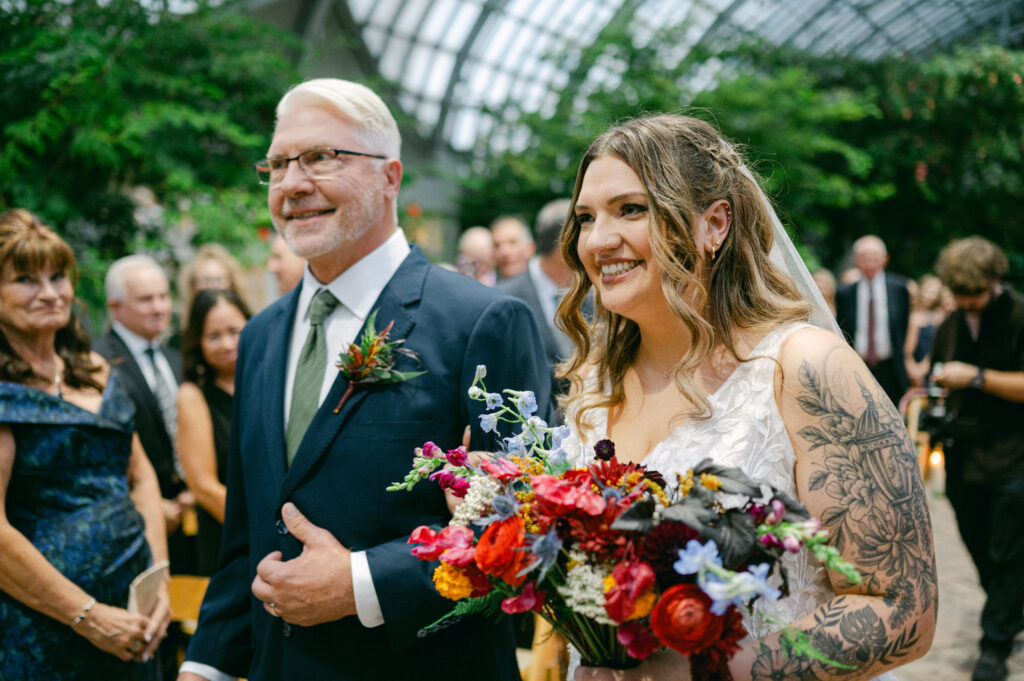 Garfield Park Conservatory wedding ceremony