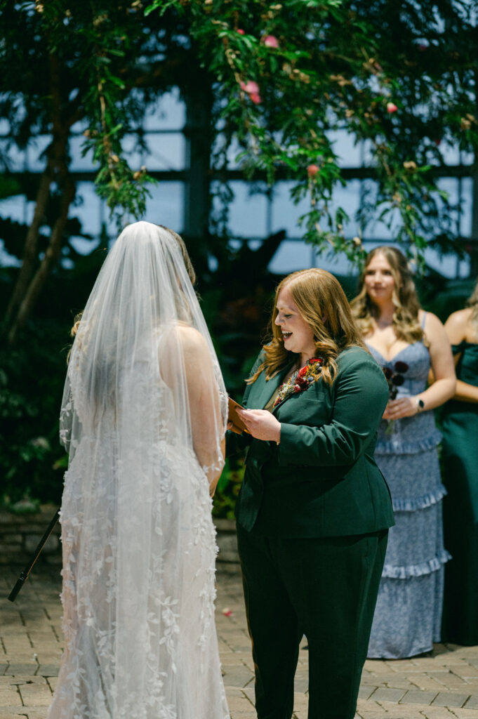 Garfield Park Conservatory wedding ceremony