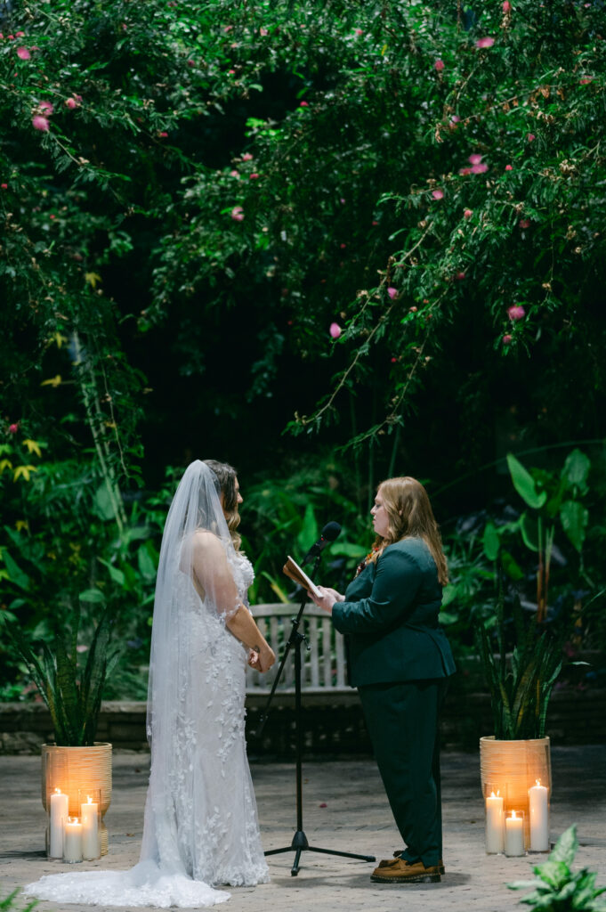 Garfield Park Conservatory wedding ceremony
