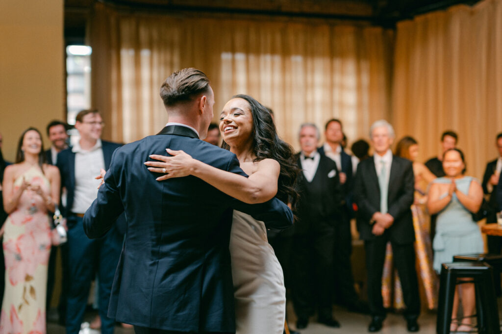 Couple First Wedding Dance at Ovation Chicago